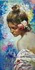 Jose Royo CLAVELITOS painting